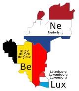 Benelux map
